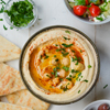 Saj-shawarma Humus