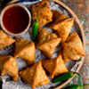 Saj-shawarma Vegetable samosa